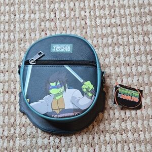 TMNT Teenage Mutant Ninja Turtles Naruto Nickelodeon Mad Engine Bag Purse